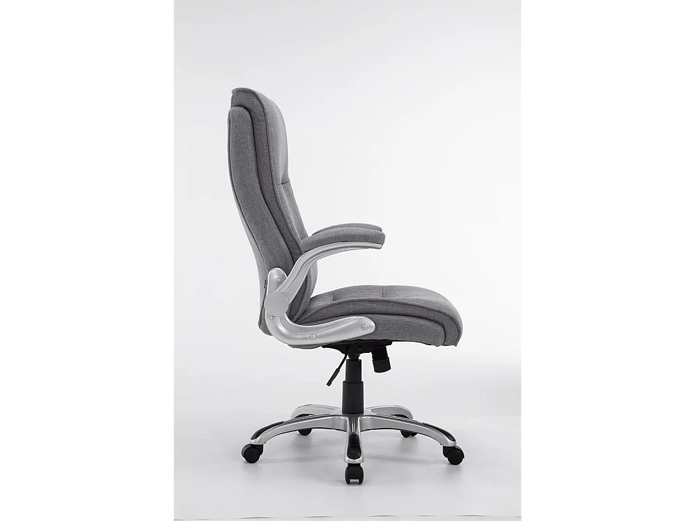 Chaise de bureau - Tissu & Plastique - Gris clair - BIG Villach