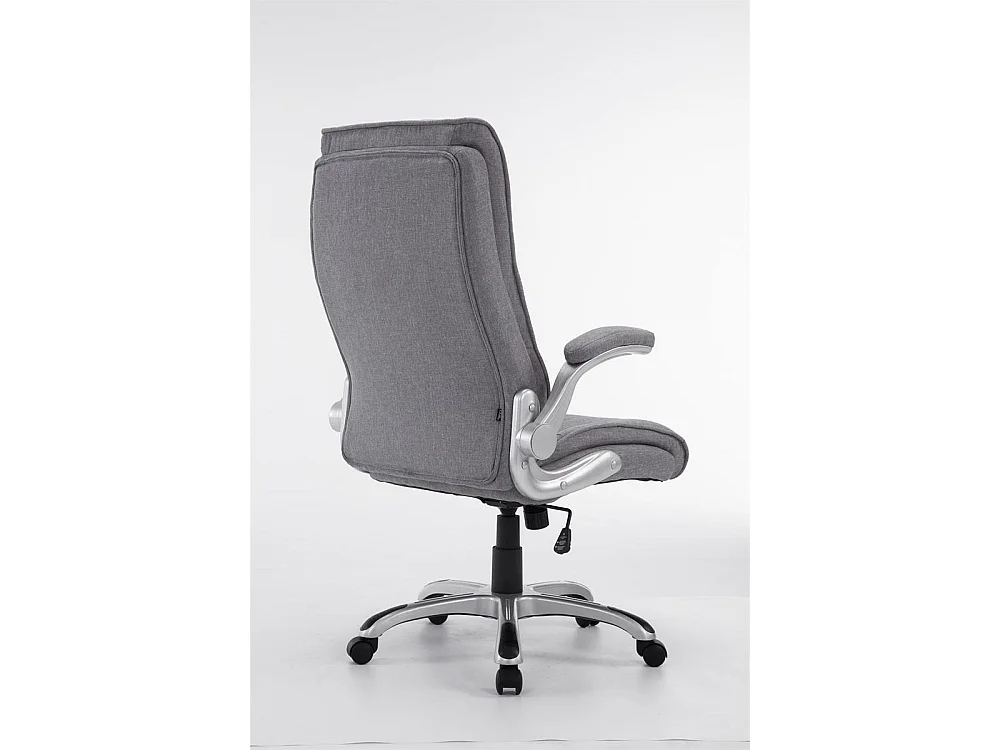 Chaise de bureau - Tissu & Plastique - Gris clair - BIG Villach