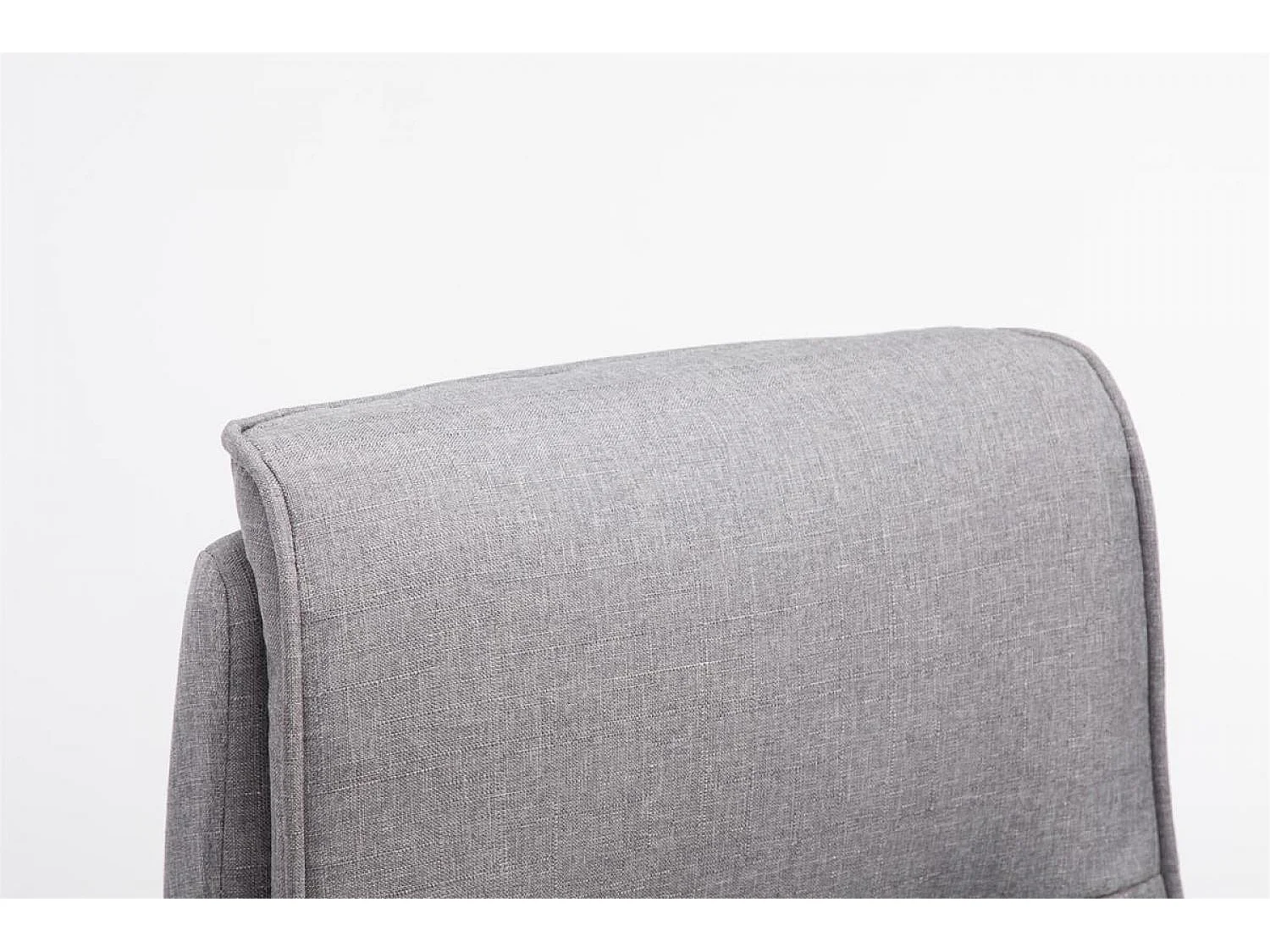 Chaise de bureau - Tissu & Plastique - Gris clair - BIG Villach