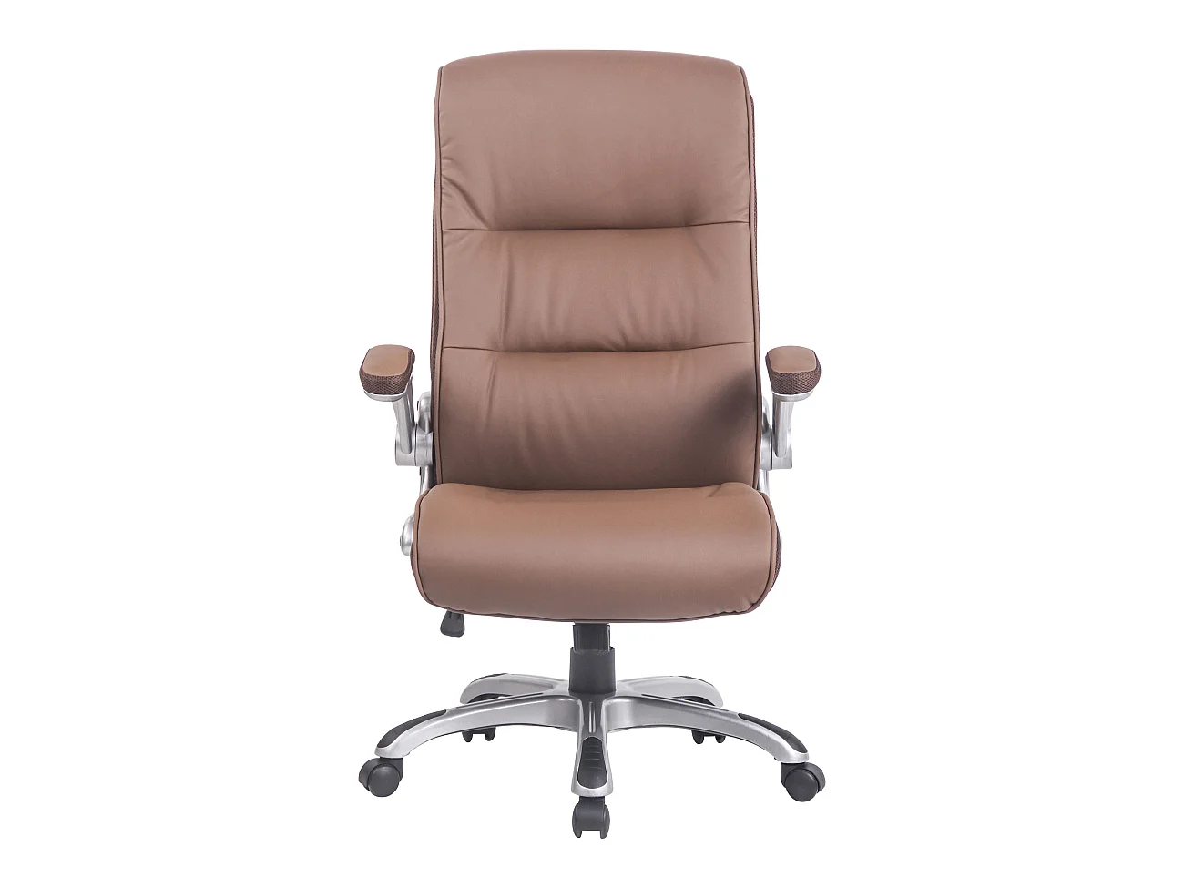 Chaise de bureau - Similicuir & Plastique - Marron clair - BIG Villach