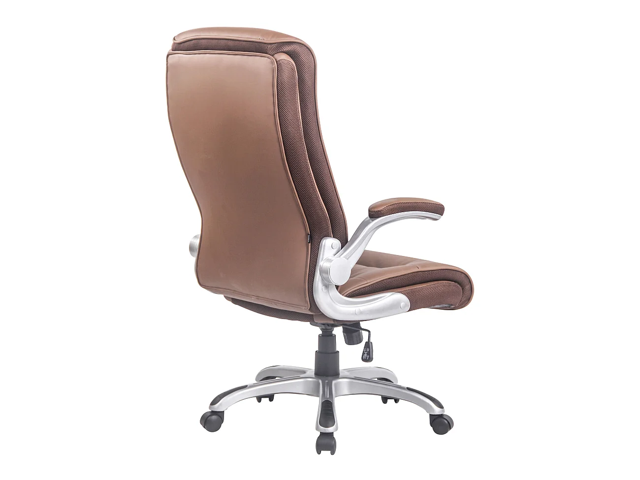 Chaise de bureau - Similicuir & Plastique - Marron clair - BIG Villach