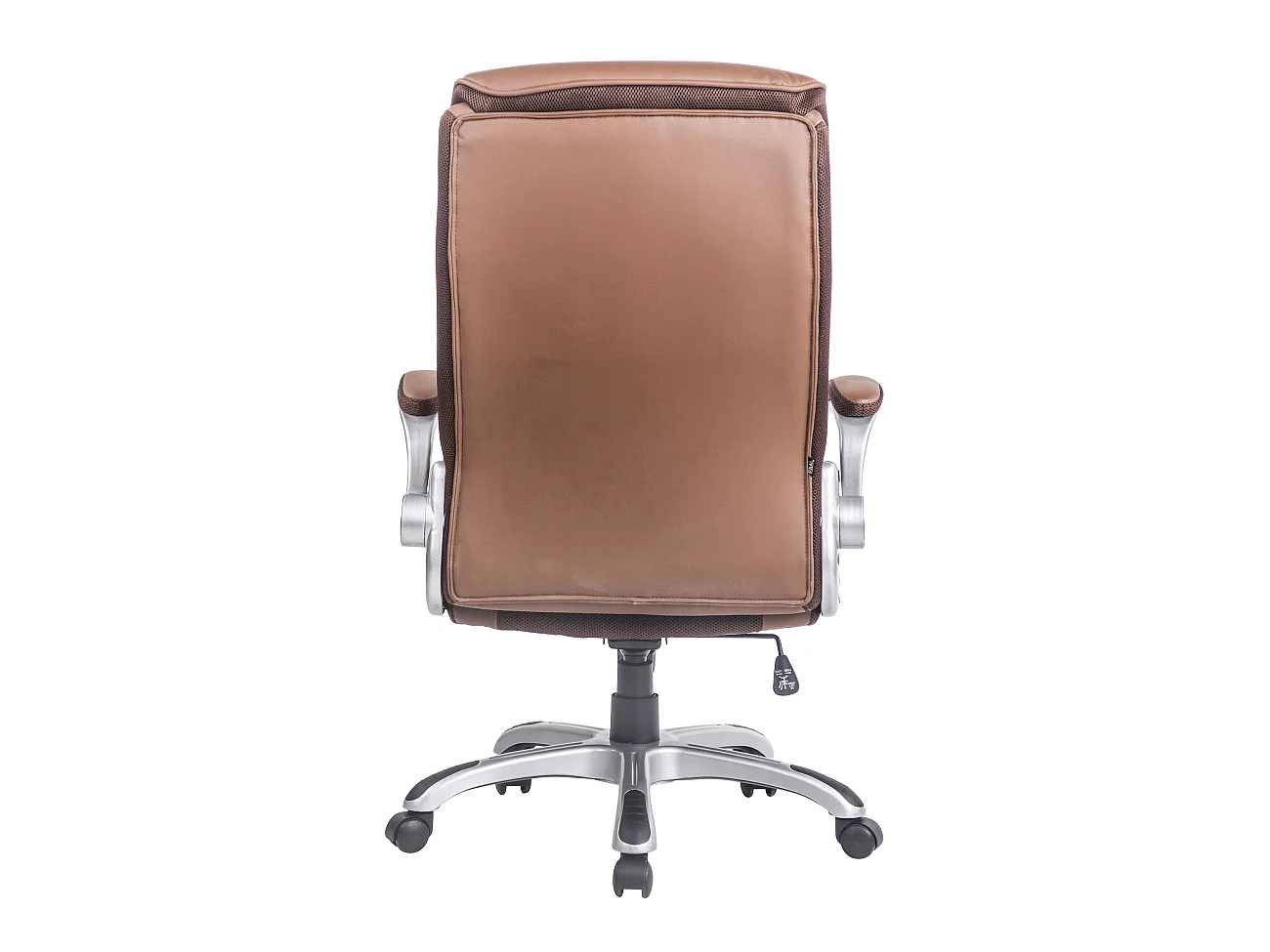 Chaise de bureau - Similicuir & Plastique - Marron clair - BIG Villach