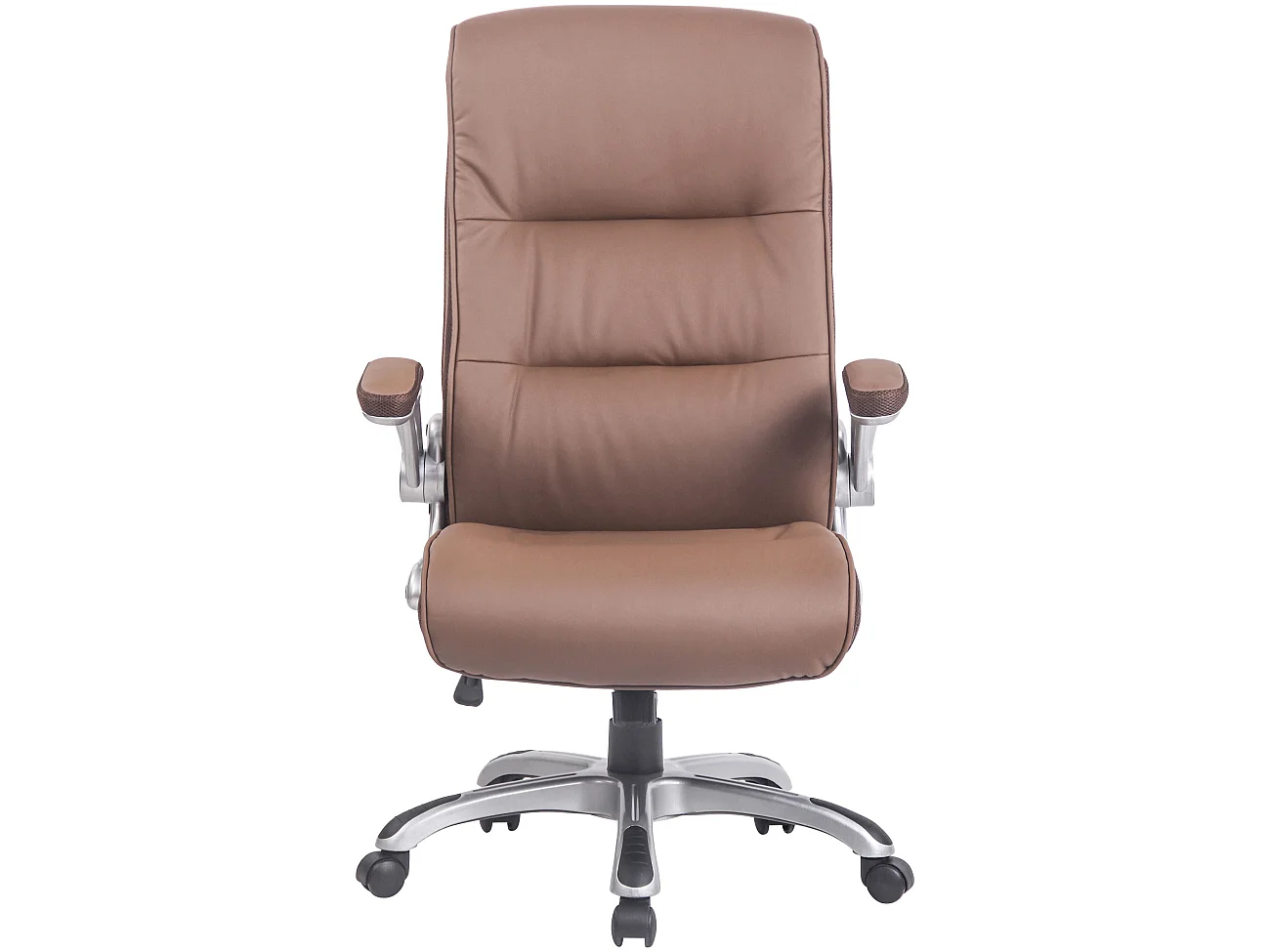 Chaise de bureau - Similicuir & Plastique - Marron clair - BIG Villach