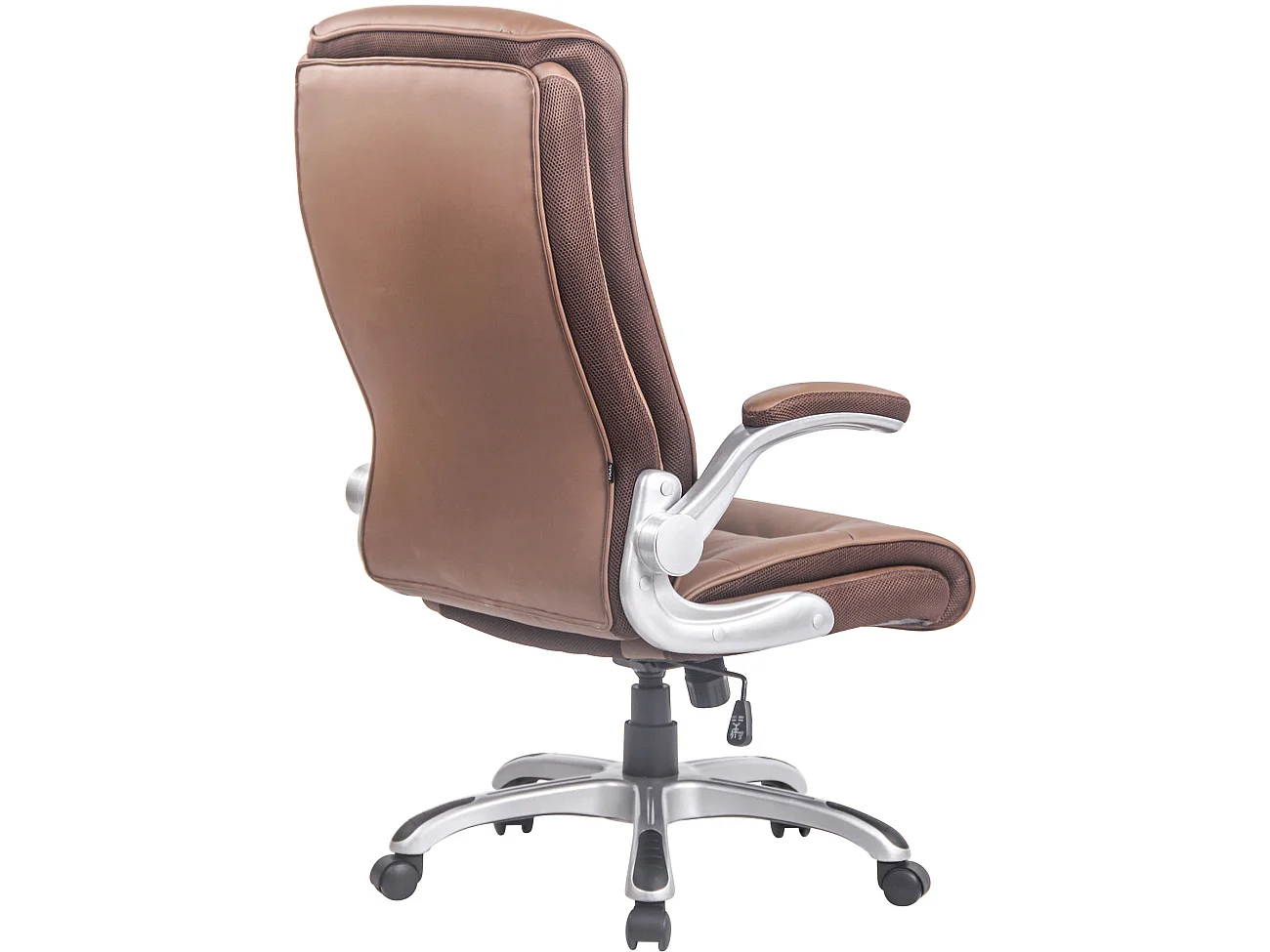 Chaise de bureau - Similicuir & Plastique - Marron clair - BIG Villach