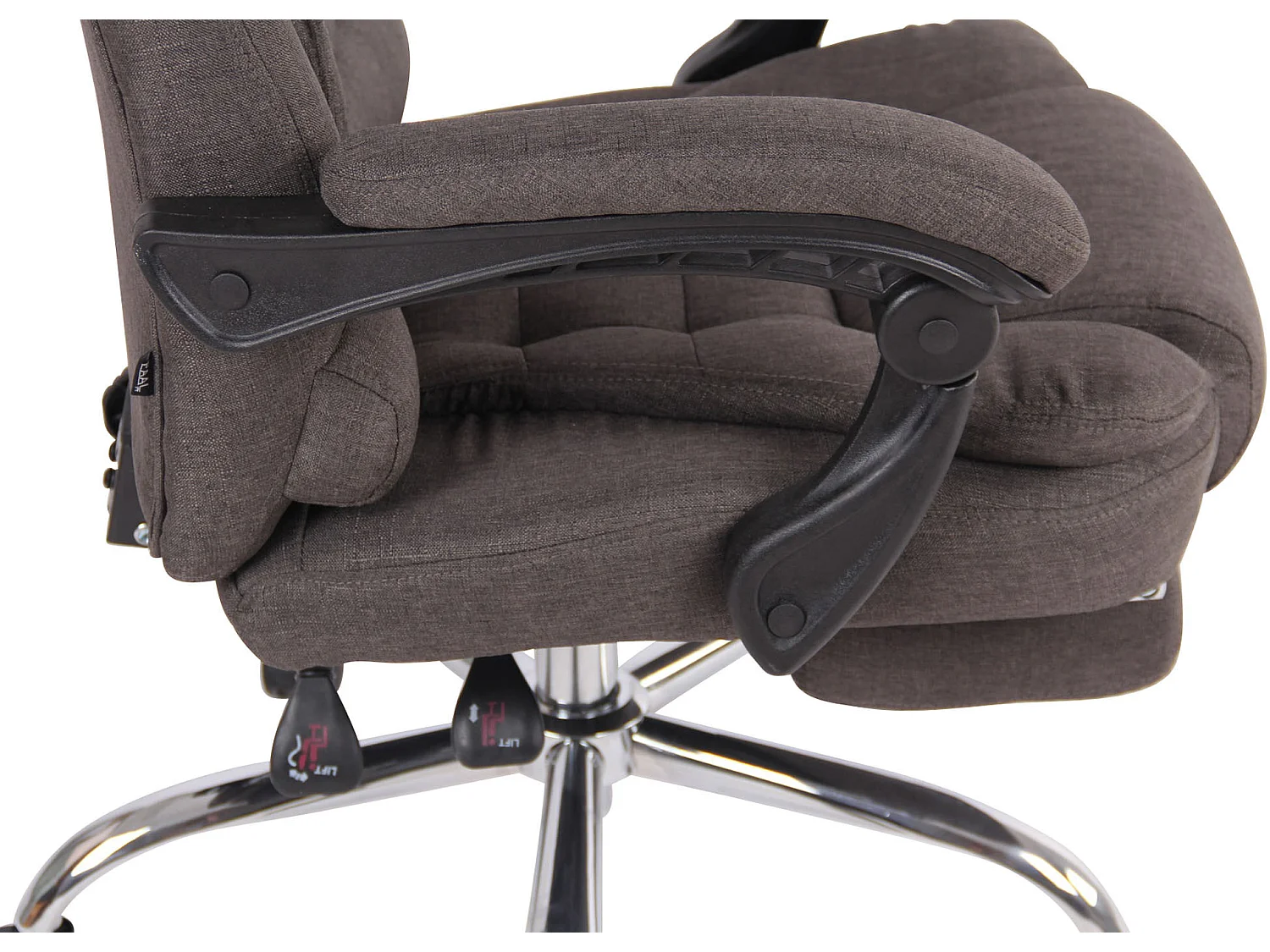 Bürosessel - Stoff - dunkelgrau - Oxygen