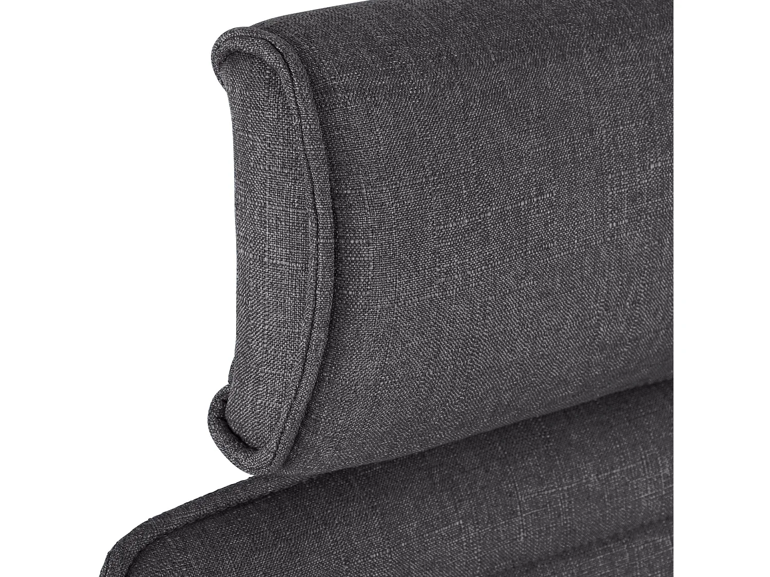 Chaise de bureau - Tissu - Gris foncé - Rako