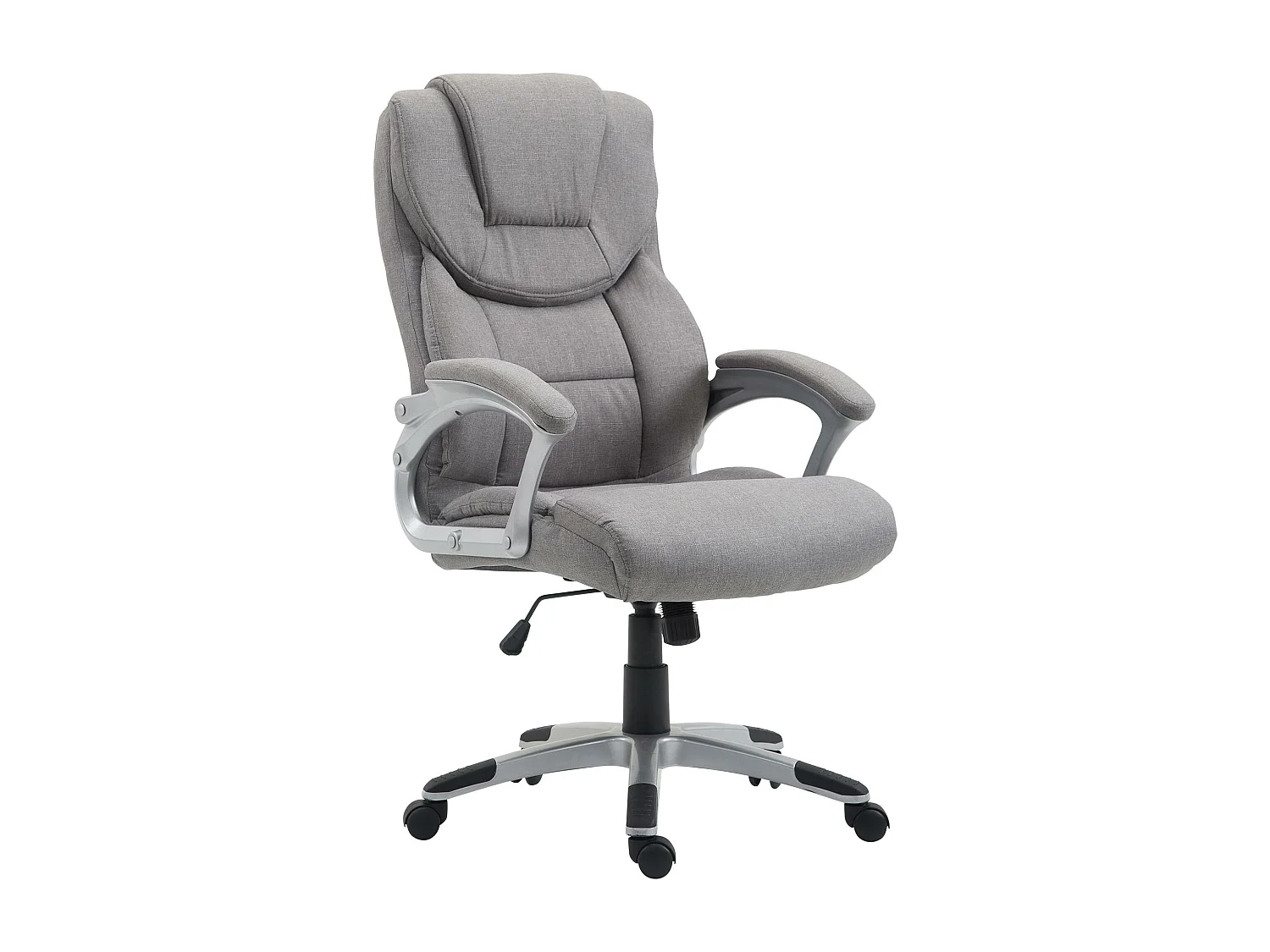 Bürosessel - Stoff & Kunststoff - grau - Texas V2