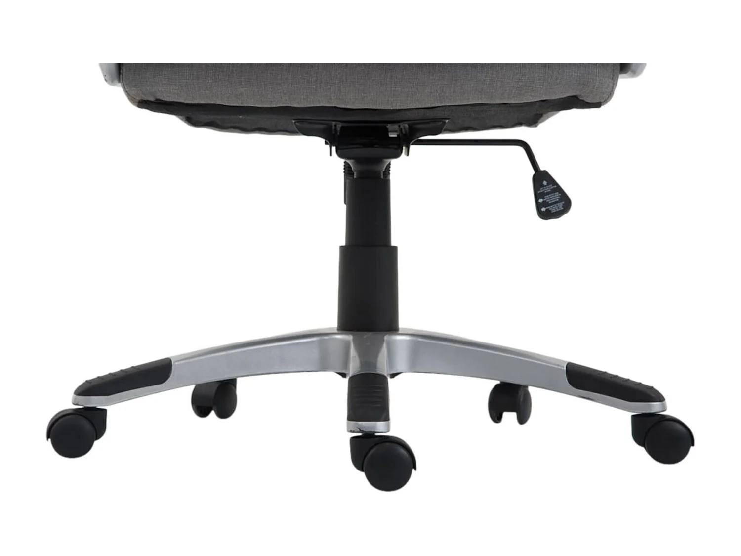 Bürosessel - Stoff & Kunststoff - grau - Texas V2