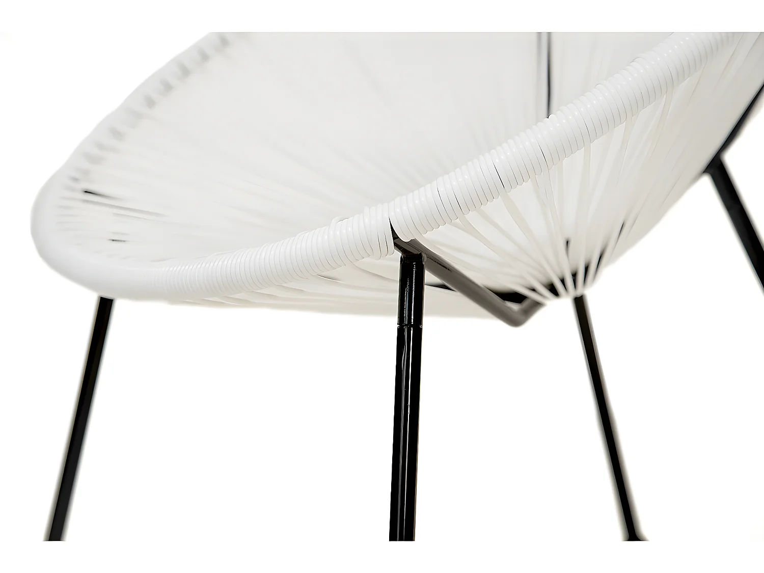 Gartensessel 2er-Set "Ania" - Weiß