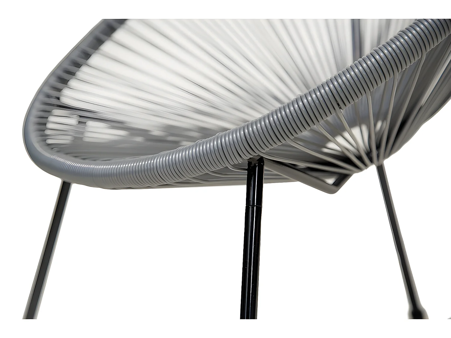 Lot de 2 fauteuils de jardin "Ania" - Gris