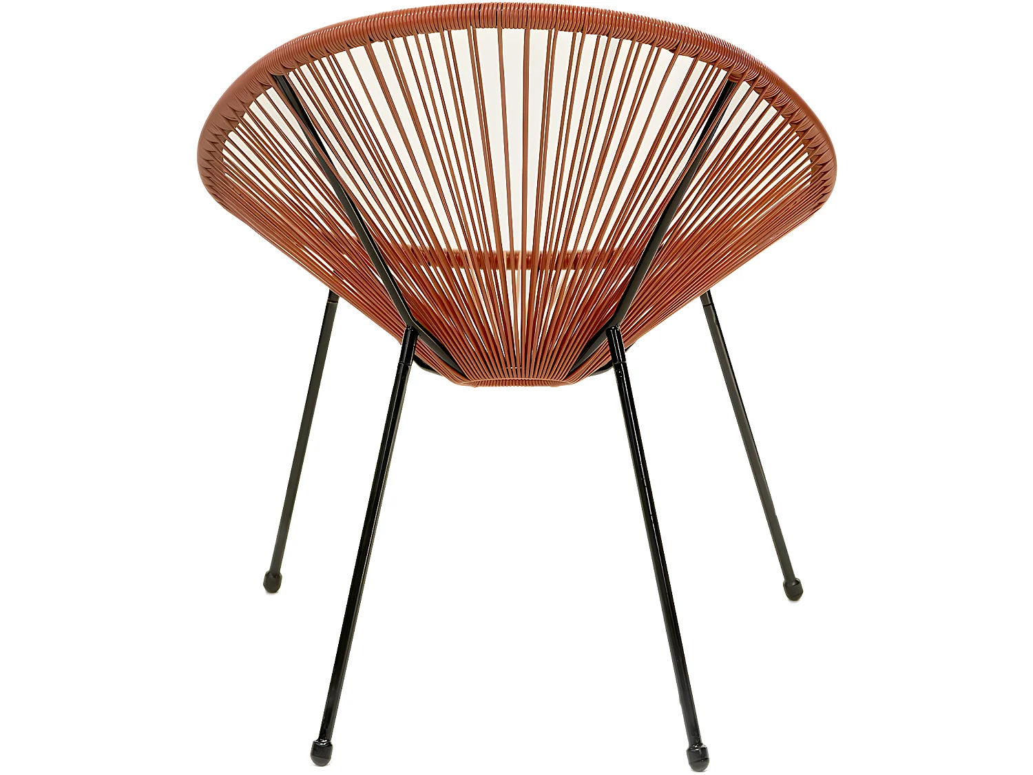 Lot de 2 fauteuils de jardin "Ania" - Rouge