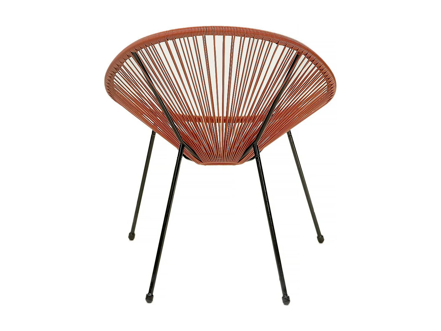 Lot de 2 fauteuils de jardin "Ania" - Rouge