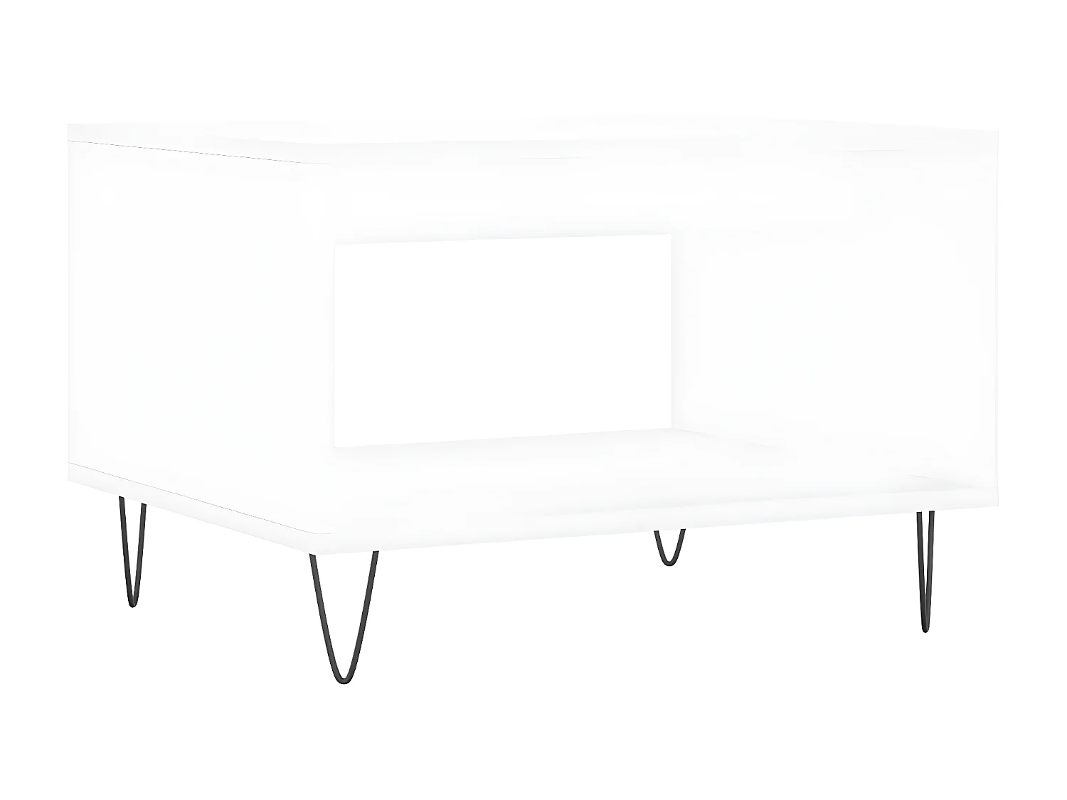 Couchtisch Beistelltisch Weiß 60x50x40 cm Holzwerkstoff -MN14373