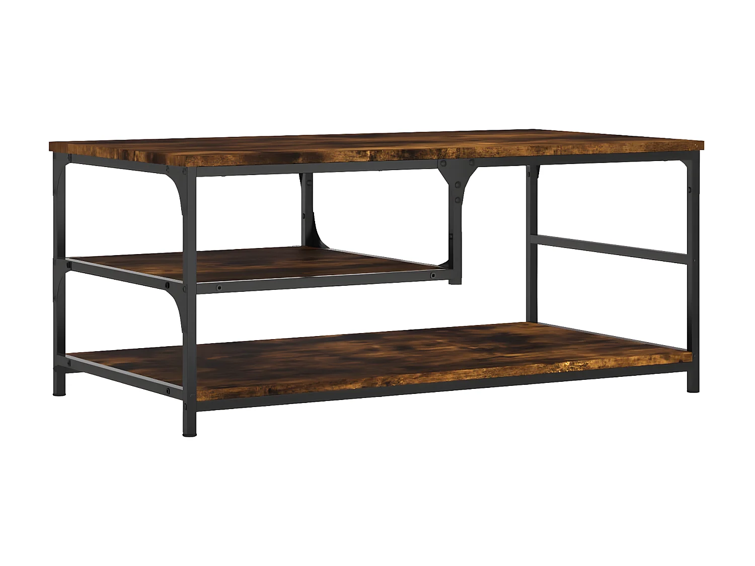 Couchtisch Beistelltisch Räuchereiche 90x49x40 cm Holzwerkstoff -MN95216