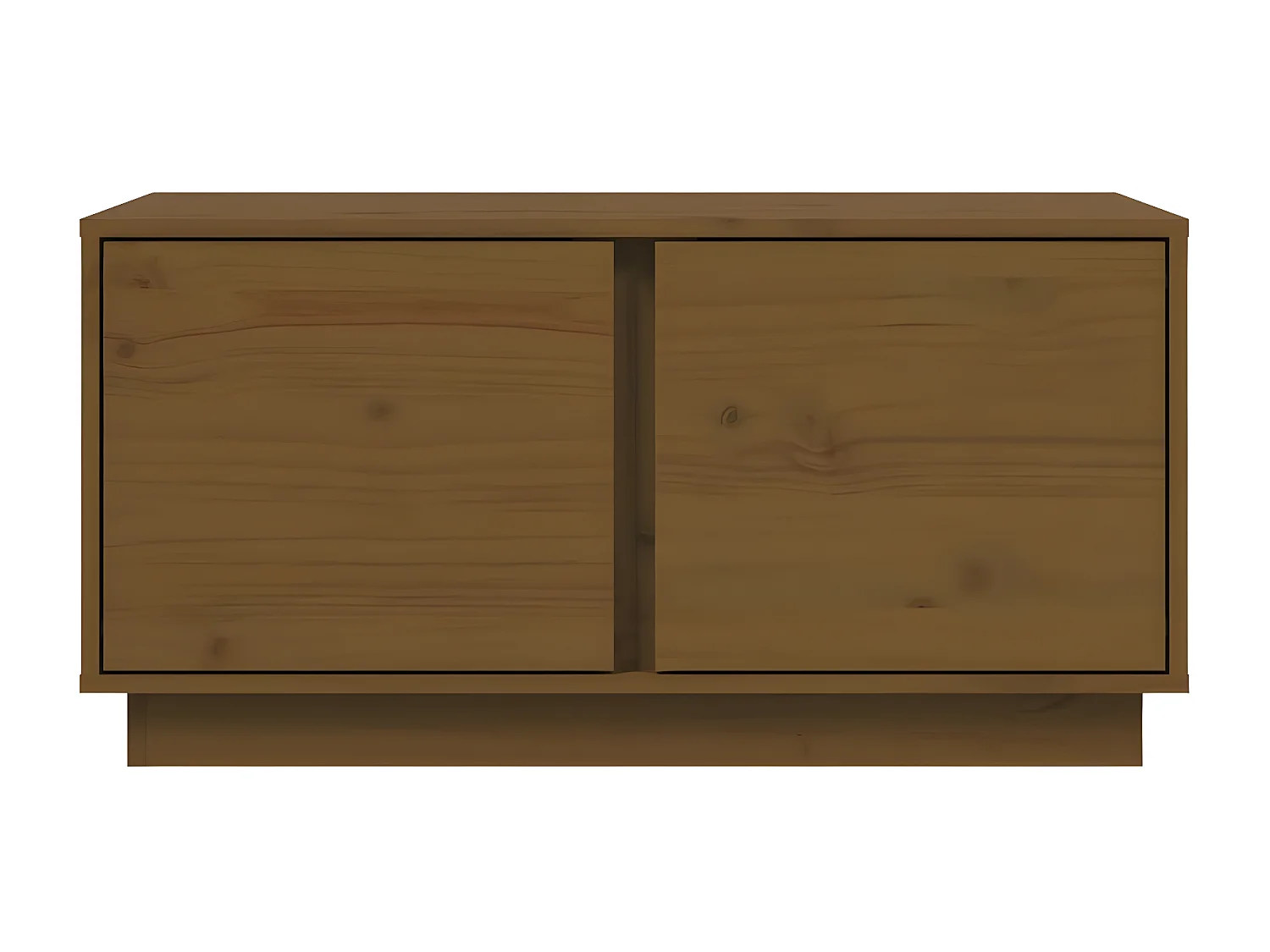 Couchtisch Beistelltisch Honigbraun 80x50x40 cm Massivholz Kiefer -MN78140