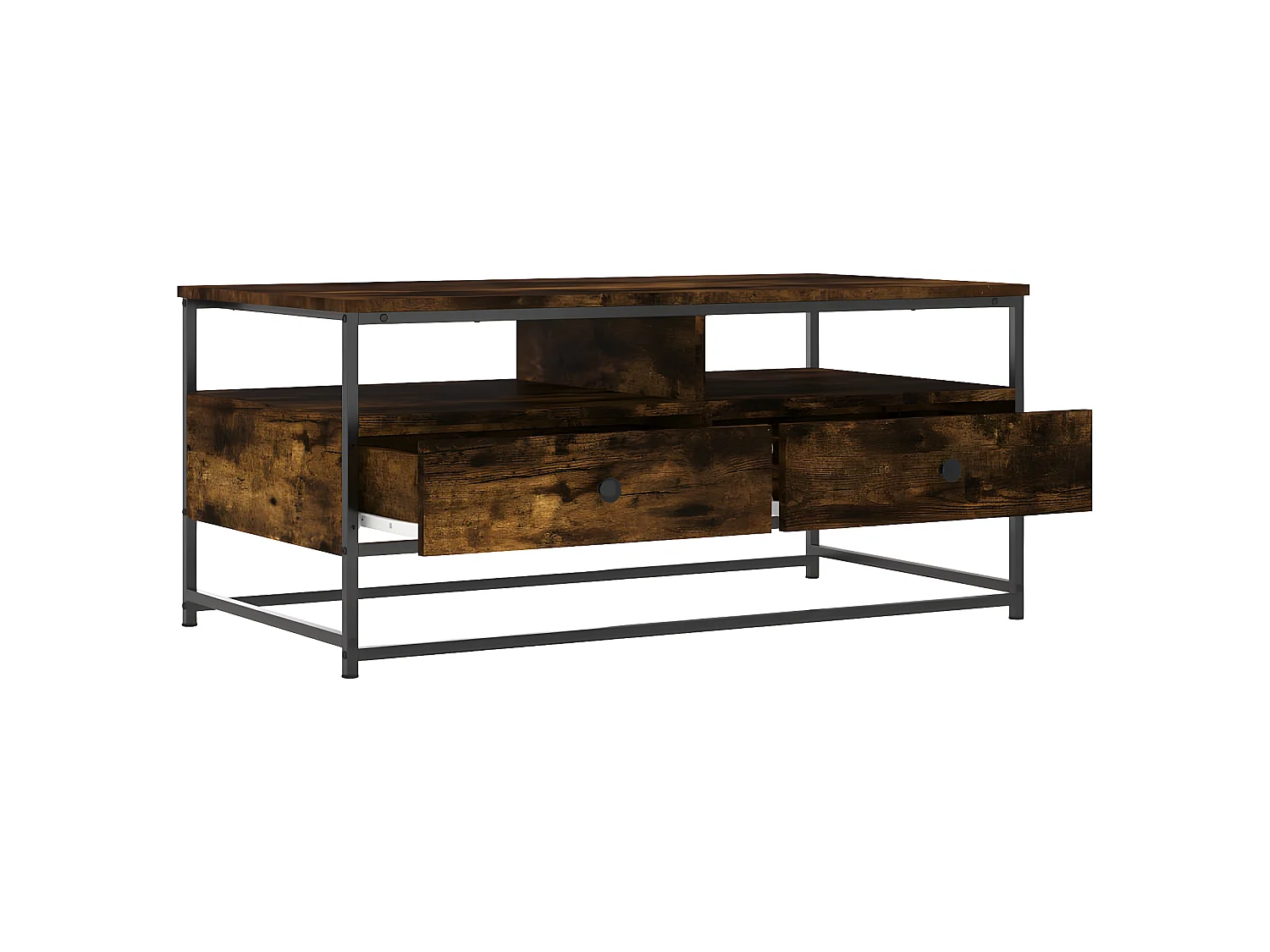 Couchtisch Beistelltisch Räuchereiche 100x51x45 cm Holzwerkstoff -MN80701