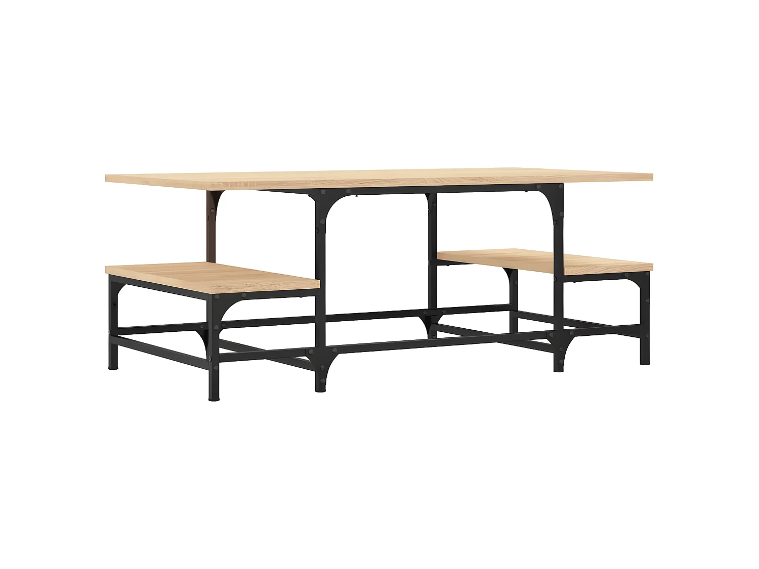 Couchtisch Beistelltisch Sonoma-Eiche 100x50,5x40 cm Holzwerkstoff -MN60642