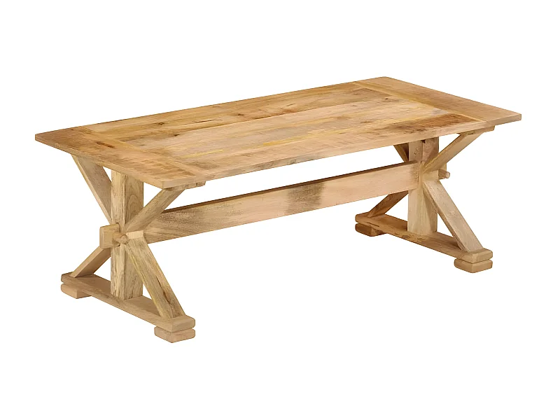 Couchtisch Beistelltisch 110x52x40 cm Massivholz Mango -MN29159