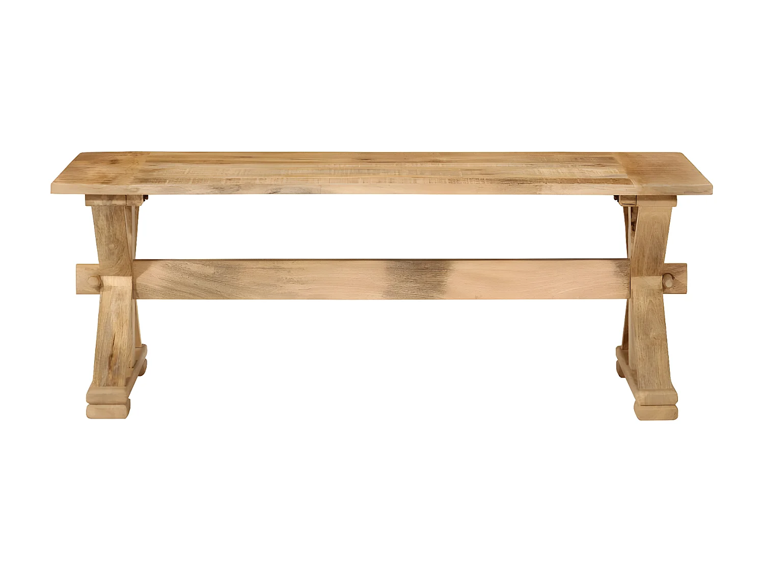 Couchtisch Beistelltisch 110x52x40 cm Massivholz Mango -MN29159