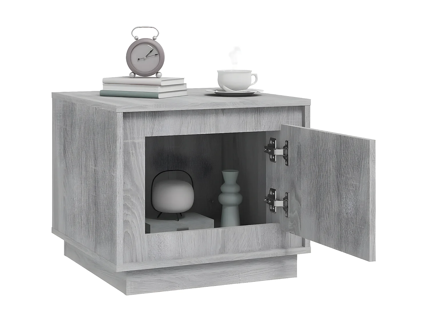 Couchtisch Beistelltisch Grau Sonoma 51x50x44 cm Holzwerkstoff -MN36297