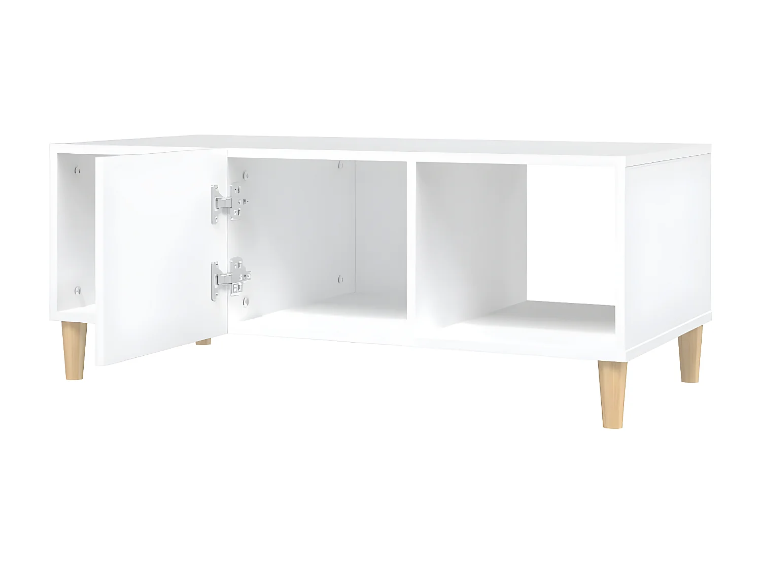 Couchtisch Beistelltisch Weiß 102x50x40 cm Holzwerkstoff -MN17585