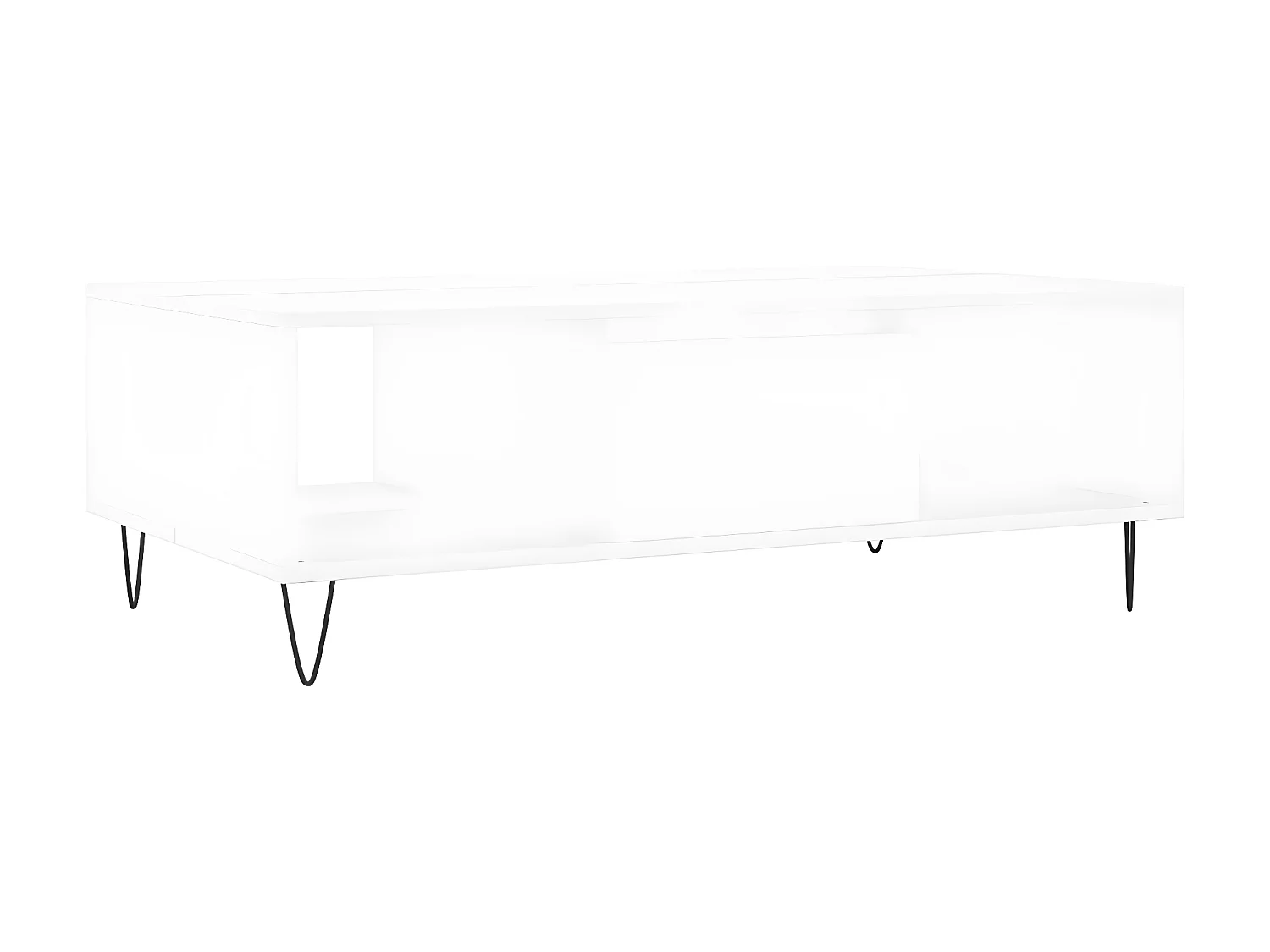 Couchtisch Beistelltisch Weiß 104x60x35 cm Holzwerkstoff -MN13222