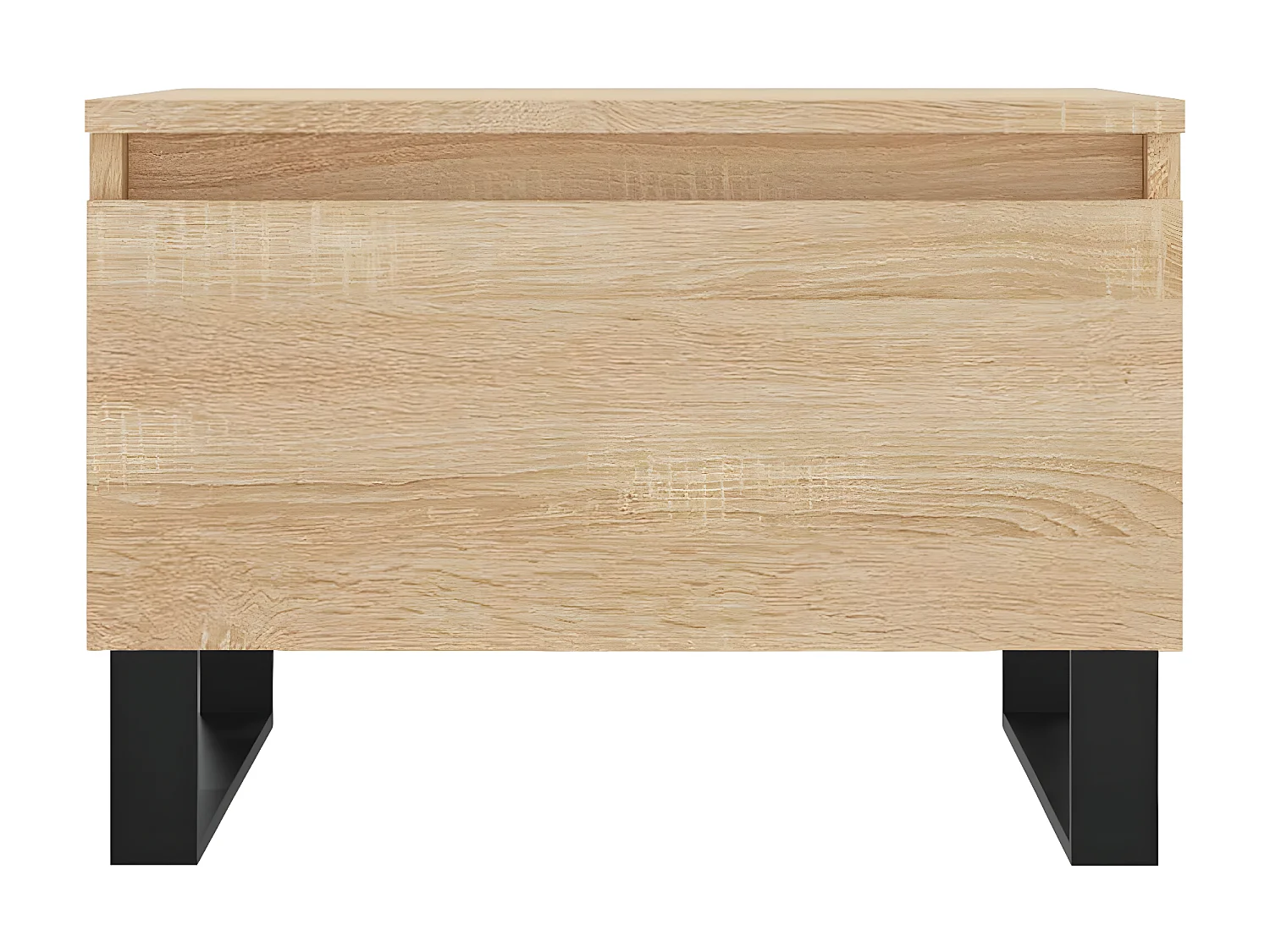 2er-Set Couchtische Beistelltisch Sonoma-Eiche 50x46x35 cm Holzwerkstoff -MN75903