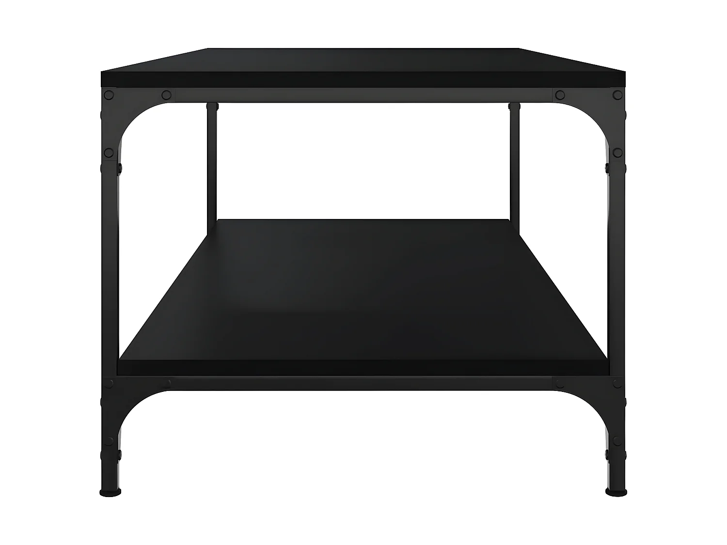 Couchtisch Beistelltisch Schwarz 100x50x40 cm Holzwerkstoff -MN24244