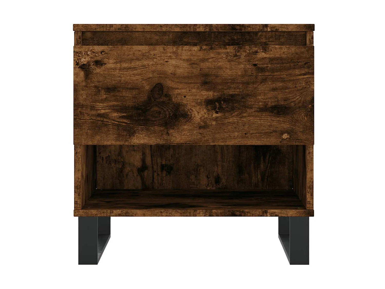 2er-Set Couchtische Beistelltisch Räuchereiche 50x46x50 cm Holzwerkstoff -MN55177