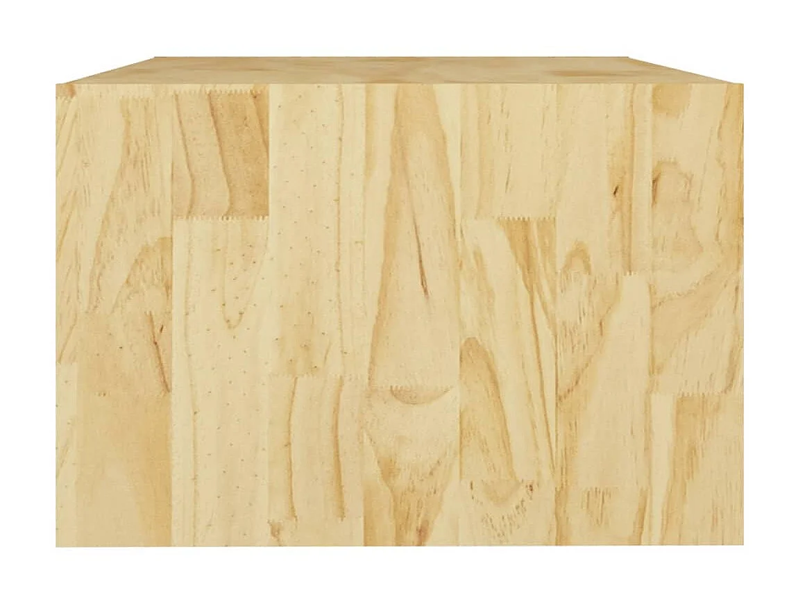 Couchtisch Beistelltisch 75x50x33,5 cm Massivholz Kiefer -MN72111