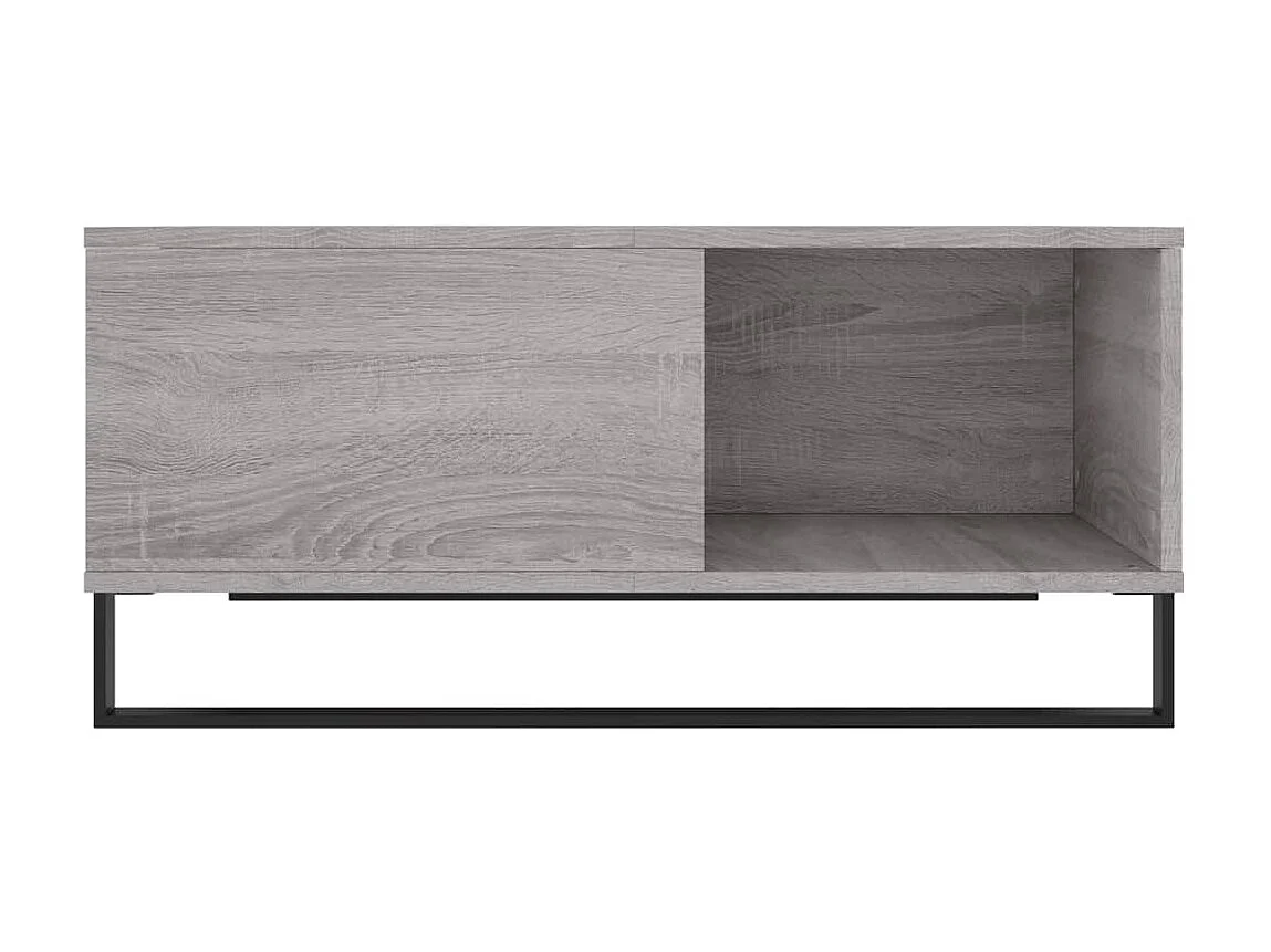 Couchtisch Beistelltisch Grau Sonoma 80x80x36,5 cm Holzwerkstoff -MN15935