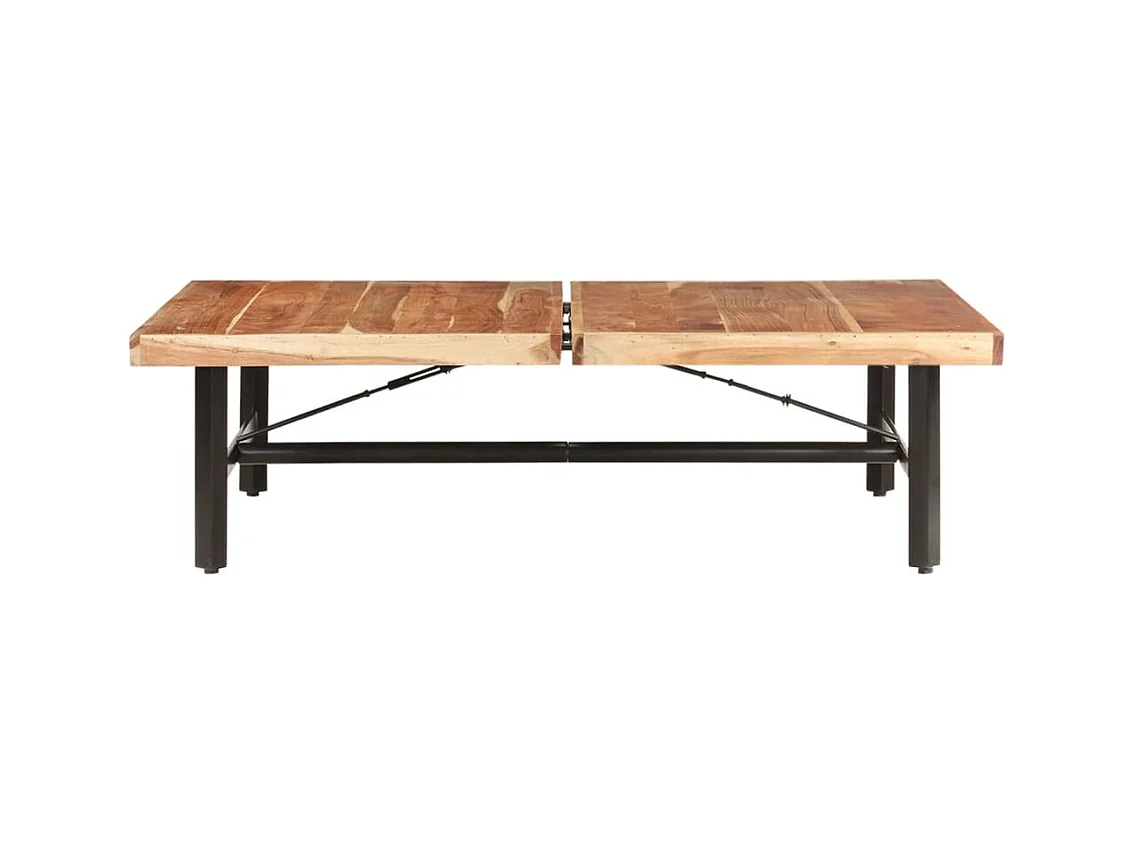 Couchtisch Beistelltisch 142x90x42 cm Akazie Massivholz -MN94147