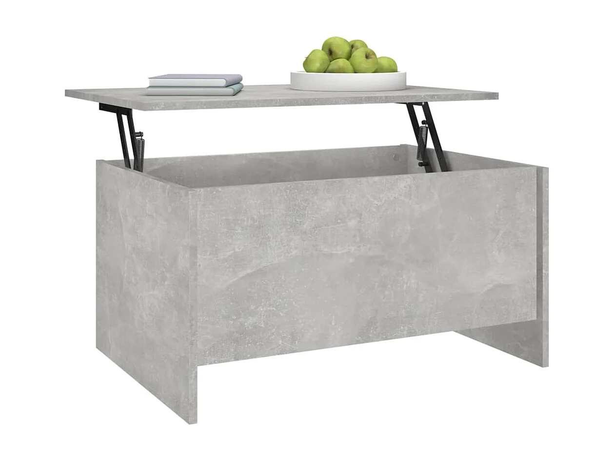 Couchtisch Beistelltisch Betongrau 80x55,5x41,5 cm Holzwerkstoff -MN98465