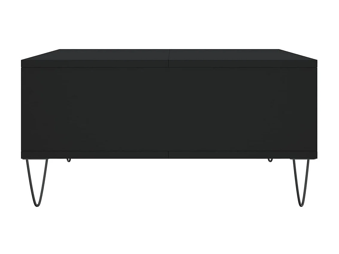 Couchtisch Beistelltisch Schwarz 60x60x30 cm Holzwerkstoff -MN21405