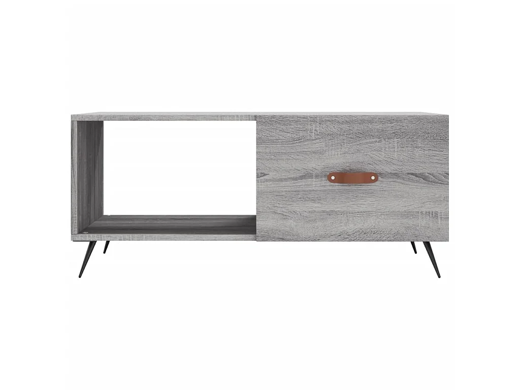 Couchtisch Beistelltisch Grau Sonoma 90x50x40 cm Holzwerkstoff -MN34982
