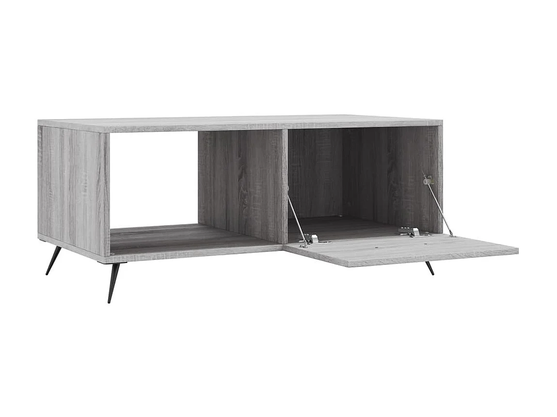 Couchtisch Beistelltisch Grau Sonoma 90x50x40 cm Holzwerkstoff -MN34982