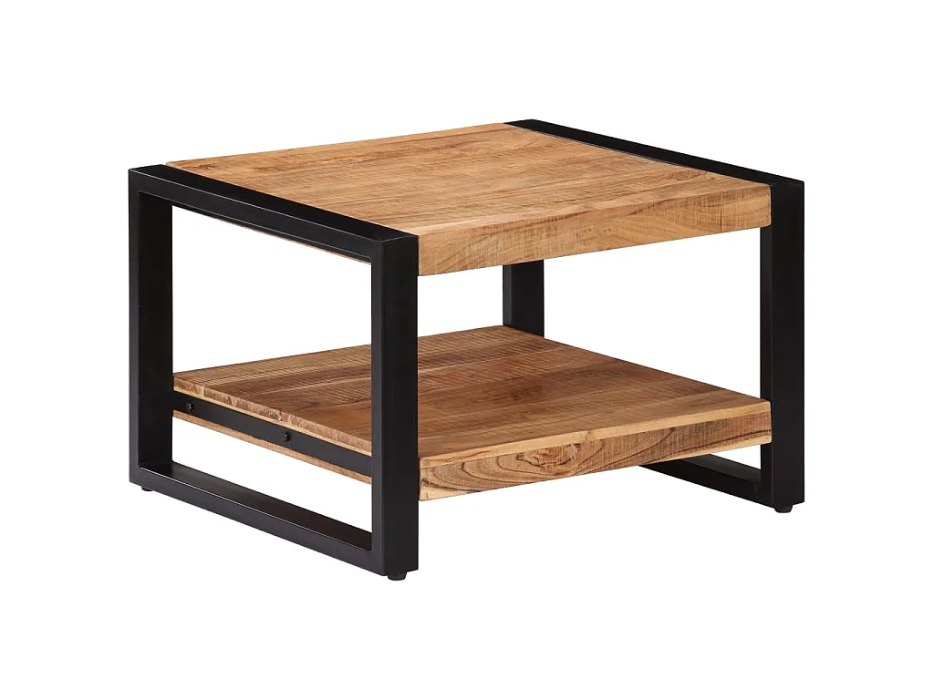 Couchtisch Beistelltisch 60 x 60 x 40 cm Massivholz Akazie -MN84047