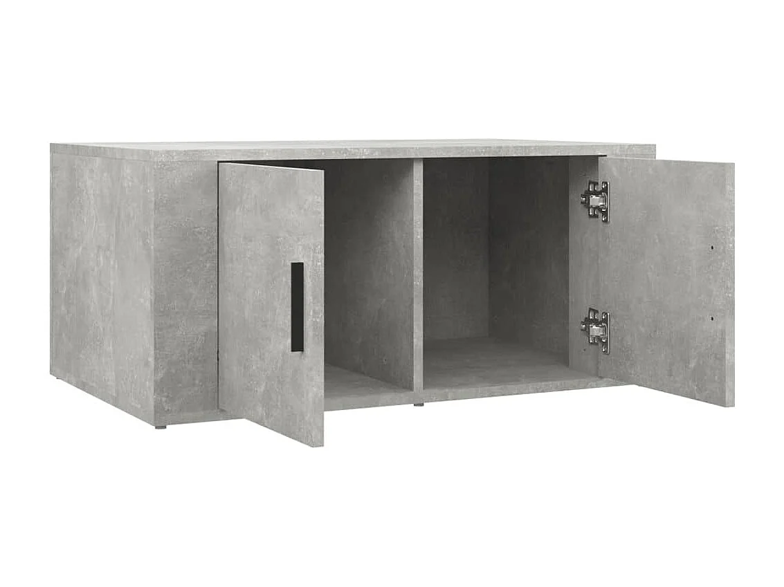 Couchtisch Beistelltisch Betongrau 80x50x36 cm Holzwerkstoff -MN40209