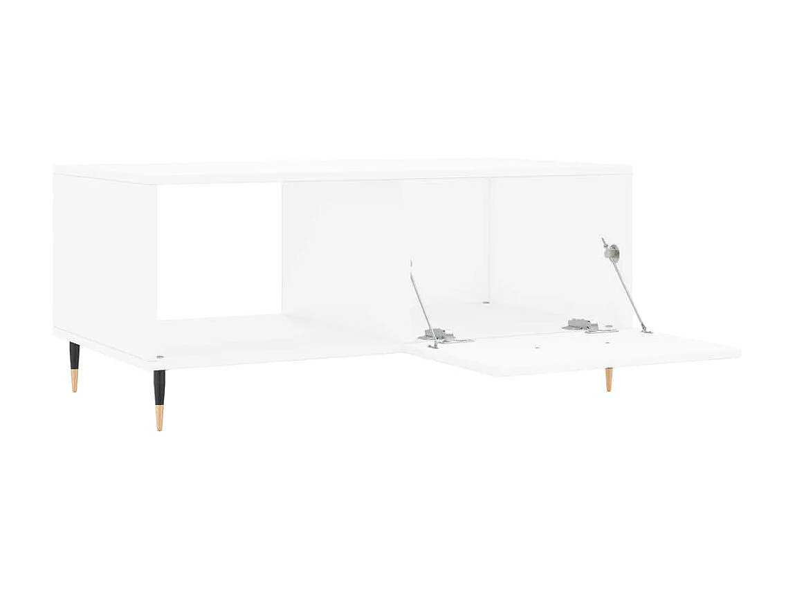 Couchtisch Beistelltisch Weiß 90x50x40 cm Holzwerkstoff -MN11044