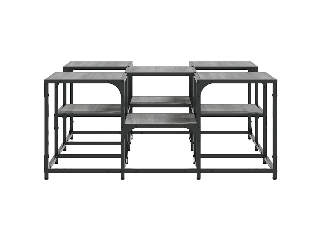 Couchtisch Beistelltisch Grau Sonoma 91x91x40 cm Holzwerkstoff -MN44396