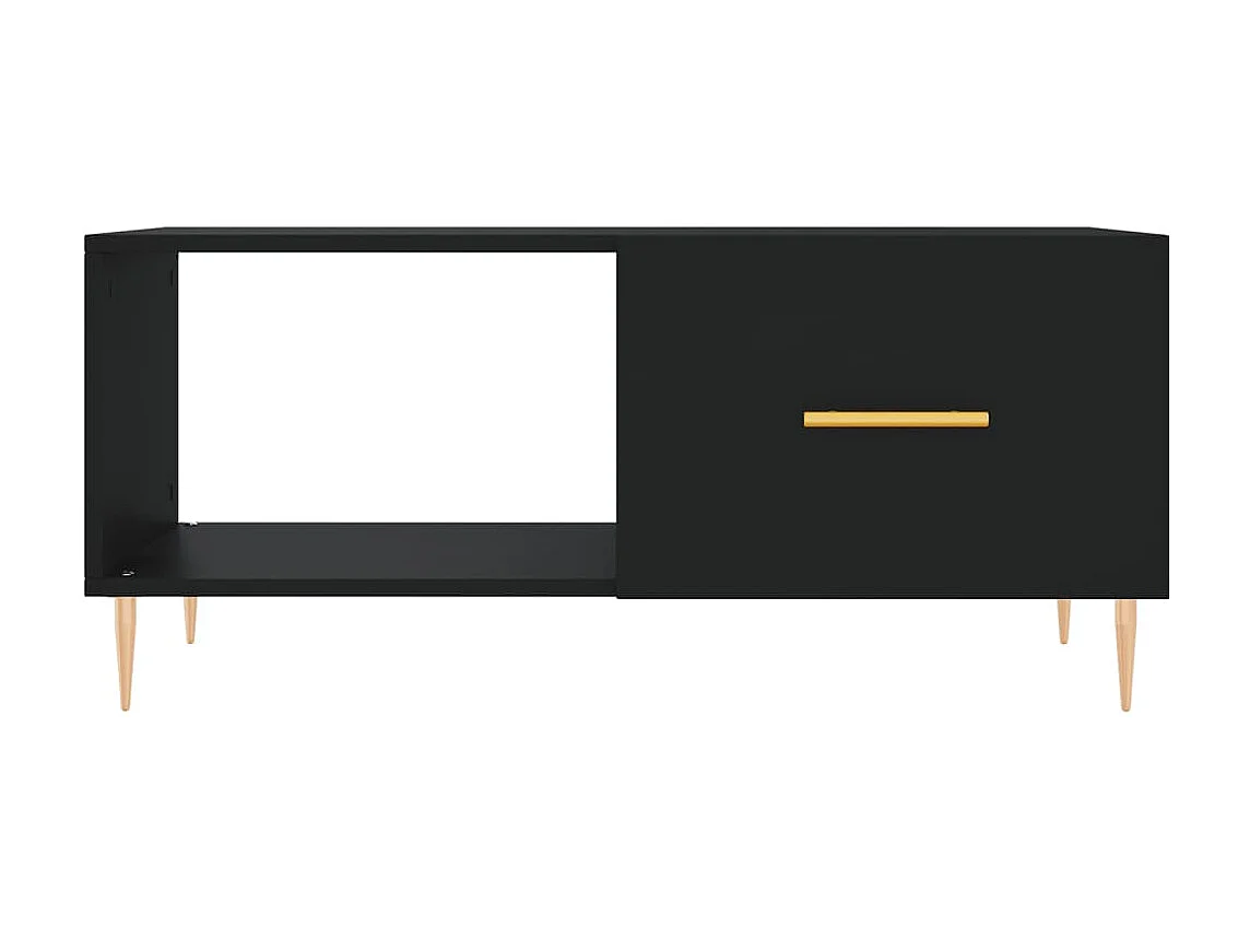 Couchtisch Beistelltisch Schwarz 90x50x40 cm Holzwerkstoff -MN39621