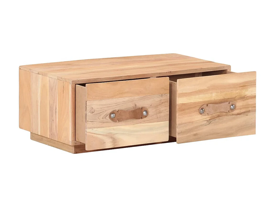 Couchtisch Beistelltisch 90 x 50 x 35 cm Recyceltes Massivholz -MN52643