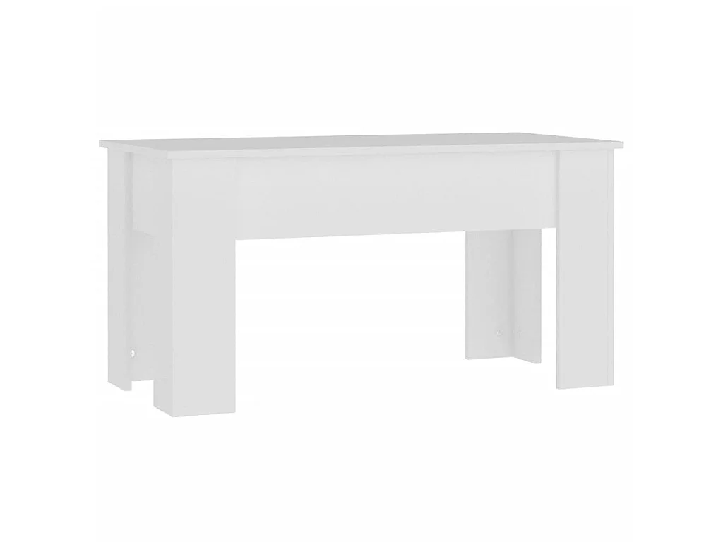 Couchtisch Beistelltisch Weiß 101x49x52 cm Holzwerkstoff -MN44156