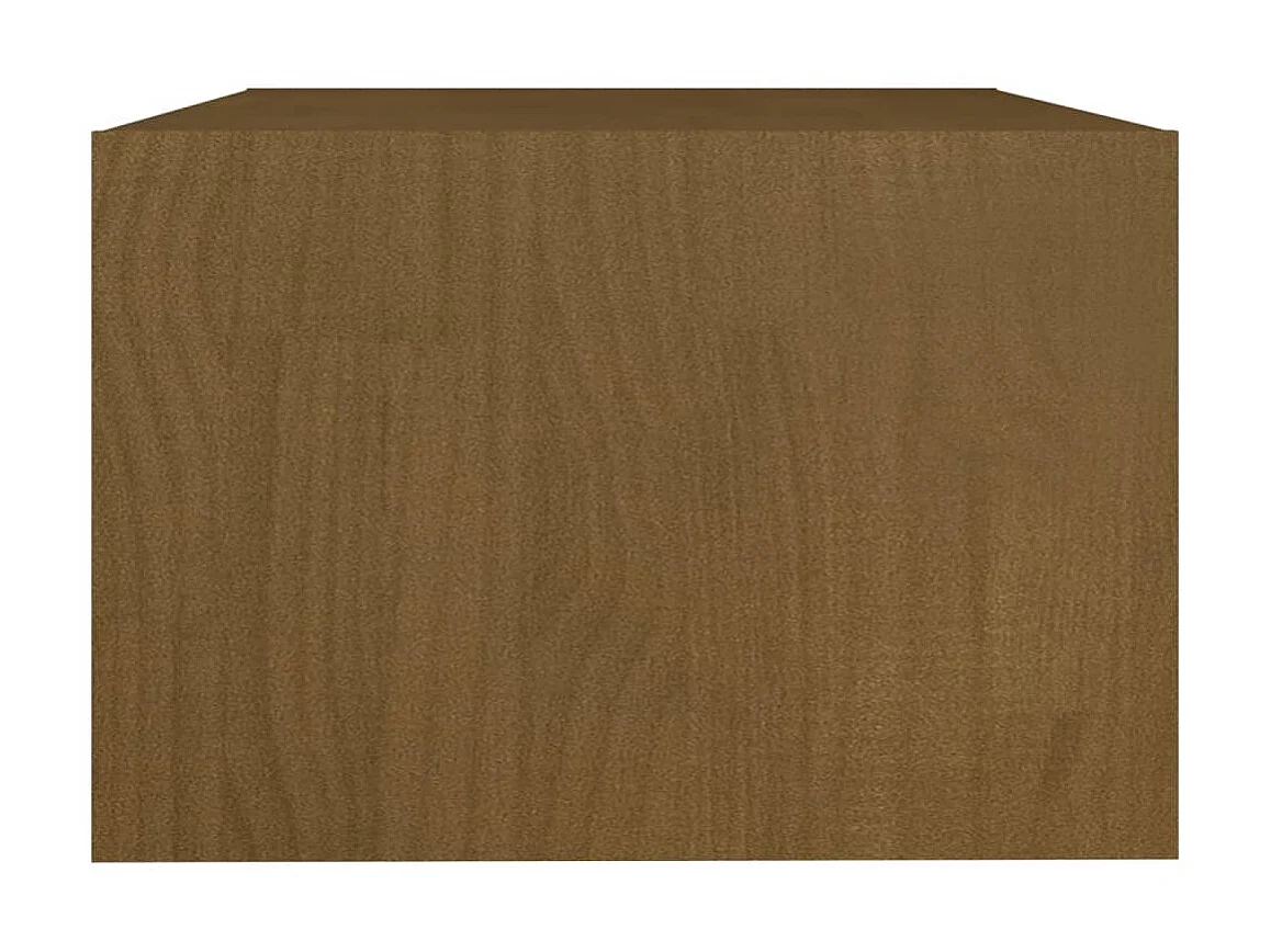 Couchtisch Beistelltisch Honigbraun 75x50x33,5 cm Massivholz Kiefer -MN70887