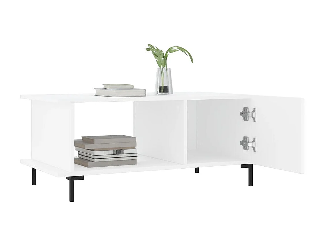 Couchtisch Beistelltisch Weiß 90x50x40 cm Holzwerkstoff -MN61783