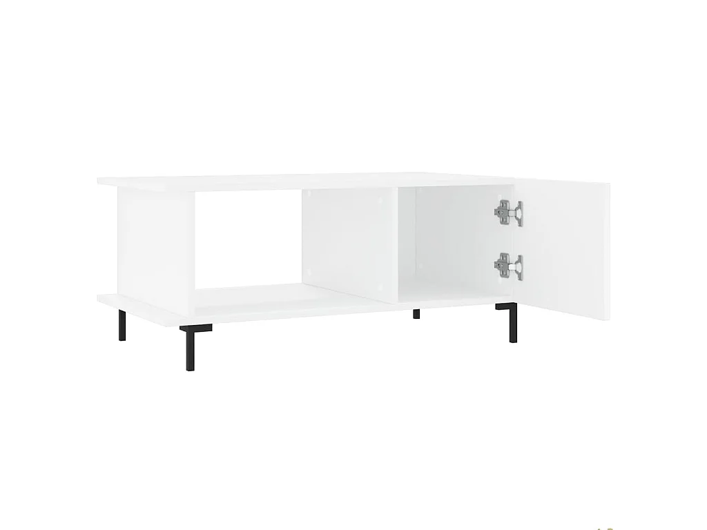 Couchtisch Beistelltisch Weiß 90x50x40 cm Holzwerkstoff -MN61783