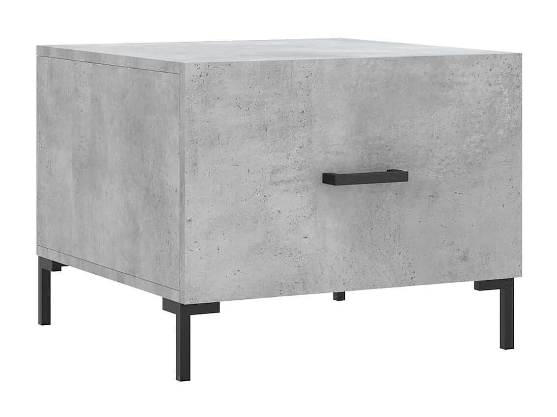 Couchtisch Beistelltisch Betongrau 50x50x40 cm Holzwerkstoff -MN64404