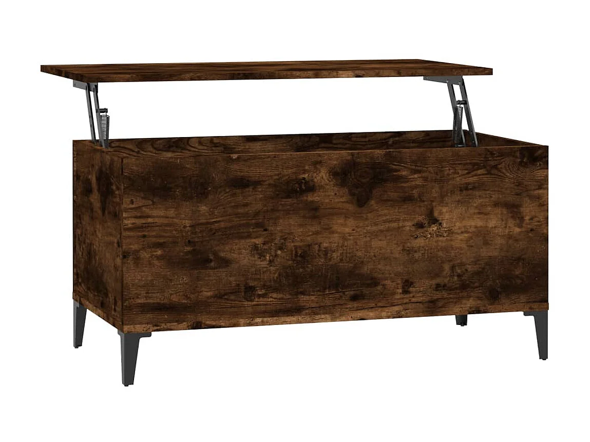 Couchtisch Beistelltisch Räuchereiche 90x44,5x45 cm Holzwerkstoff -MN54745