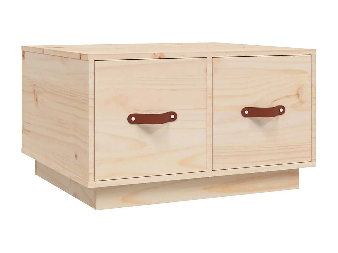 Couchtisch Beistelltisch 60x53x35 cm Massivholz Kiefer -MN94085