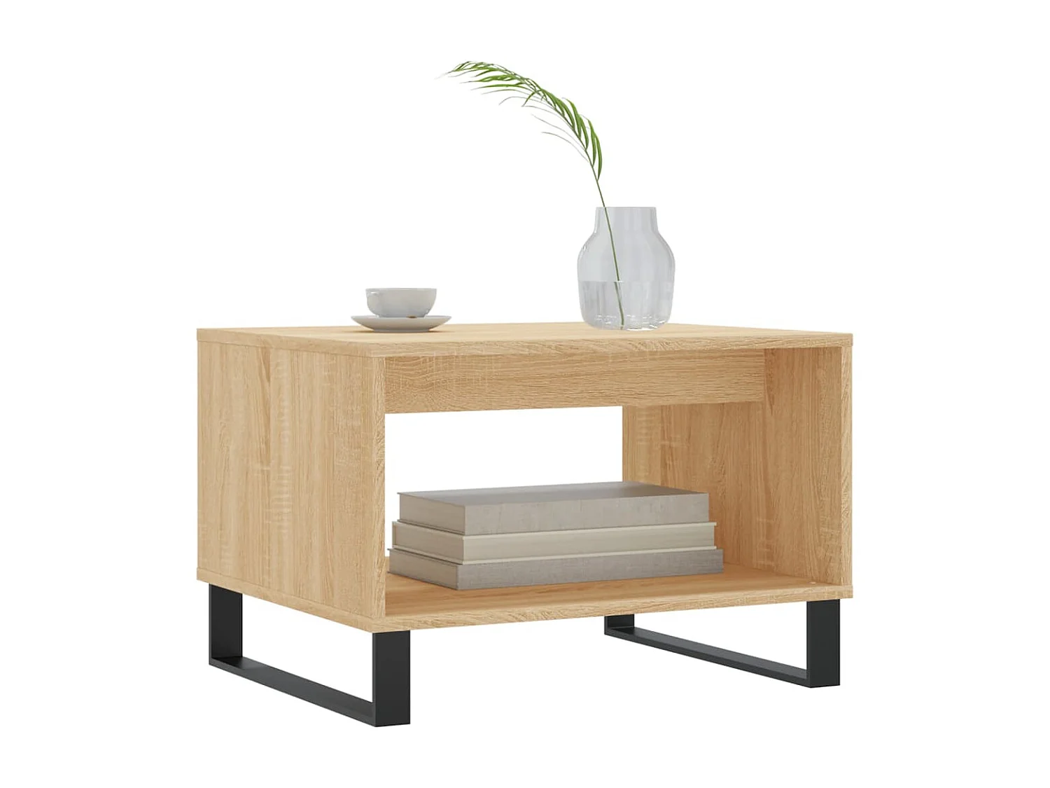 Couchtisch Beistelltisch Sonoma-Eiche 60x50x40 cm Holzwerkstoff -MN17690